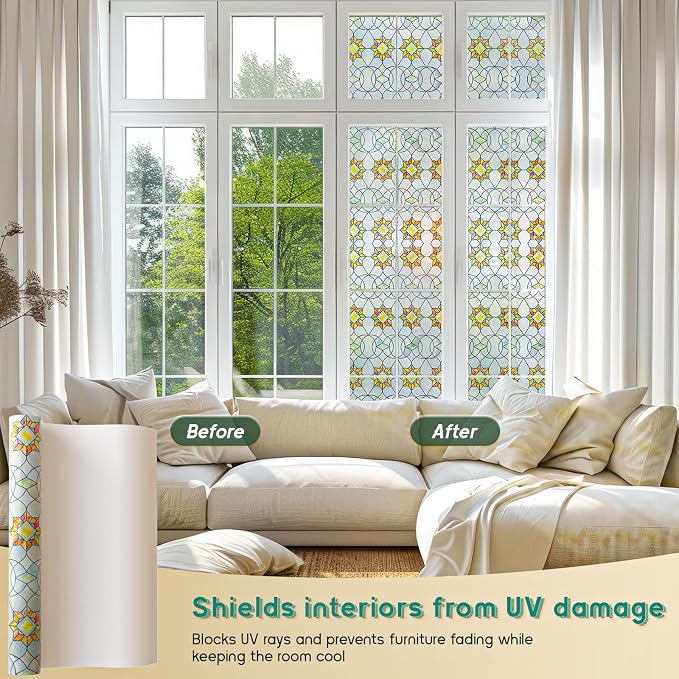 Oxdigi 3D Stained Glass Window Film - Image 4