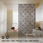 DKTIE Boho Stained Glass Look Window Privacy Film - Image 2