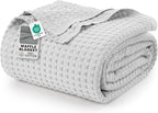 Utopia Bedding 100% Cotton Waffle Weave Blanket Queen Size by UTOPIABEDDING