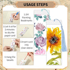 60 Sets Blank Kraft Paper Bookmarks Kit - Image 4