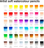 Winsor & Newton Studio Collection Artist Pencils, Watercolour Pencil Tin - Image 3