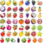 50Pcs Crystal Fruit Aesthetic Stickers - Image 2