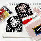 Rubber Block Stamp Carving Blocks Stamp Making Kit - Image 3