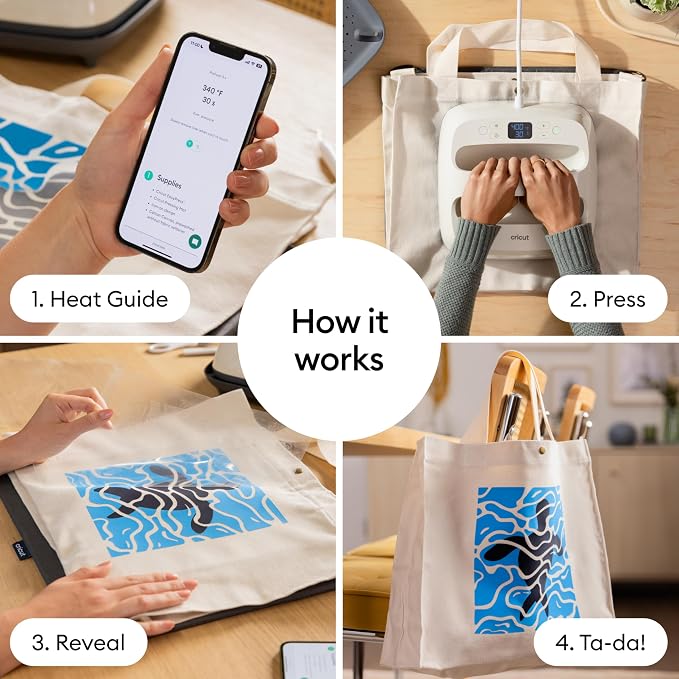 Cricut EasyPress® SE Taupe – 9 x 9 Heat Press + EasyPress Mat, 12 x 12 | 9 in x - Image 4
