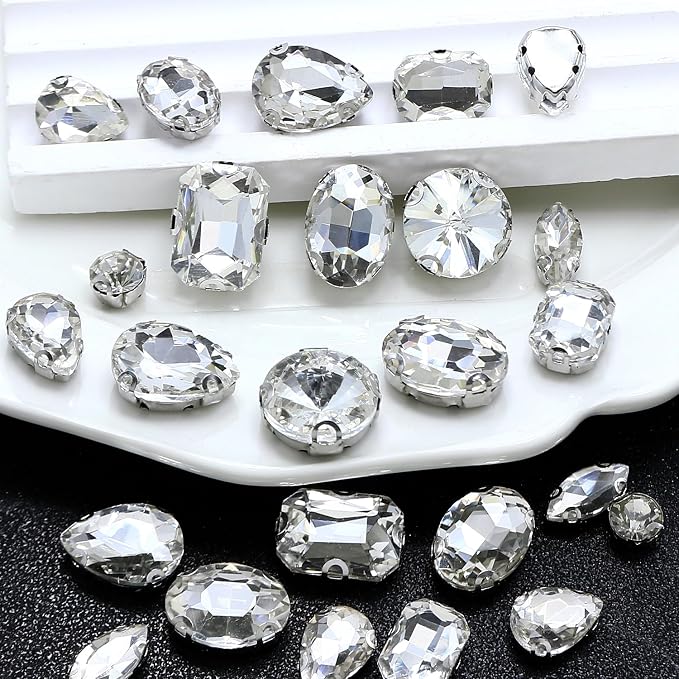 Sew on Rhinestone, Bags and Sewing Accessories，Crystal by Unknown