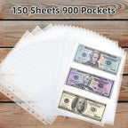 150-Sheets Double-Side 3-Pocket Currency Pages - Image 5