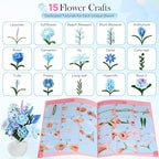 Pipe Cleaner Flowers, 6 Assorted Colors Pipe Cleaners Bulk - Image 4