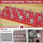Thread Checker, Rustproof Nut and Bolt Thread Checker, Wall-Mountable Bolt Size - Image 5