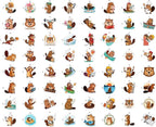 100Pcs Beaver Stickers for Water Bottle, Laptop - Image 4