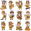 120pcs Bee Theme Cutouts Honey Bee Bulletin Board Decorations Back to School by partygreeting