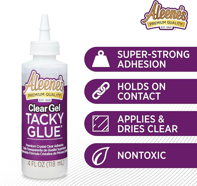 Aleene's AR6-2 Clear Gel Tacky Glue, 4 oz., 4 oz. - Image 3