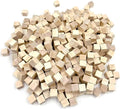 Wood Blocks for Crafting, Unfinished Wood Cubes, 1/2 Inch Natural Wooden Blocks by SIWUCHYE