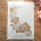 TIAMECH A4 Reusable Flower Stencil - Image 2