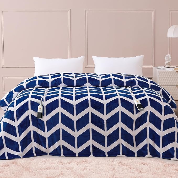 VENTIMI Electric Blanket Queen Size, Fast Heating Blanket by VENTIMI