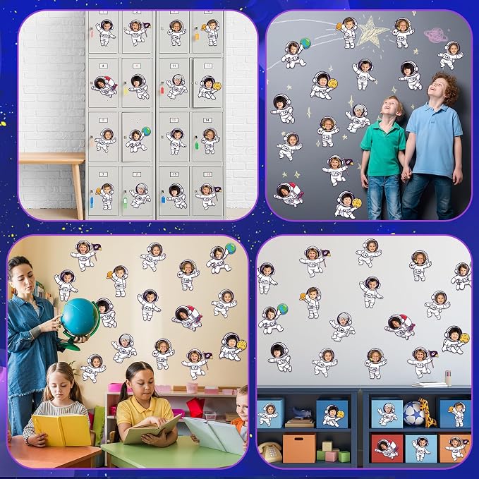 160Pcs Outer Space Cutouts Back to School Bulletin Board Decoration Set - Image 6