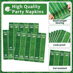100 Pcs Football Party Supplies Set Football Birthday Plates and Napkins Sports - Image 4