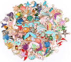 MARFOREVER 120 Pcs Ocean Themed Sea Charms by MARFOREVER