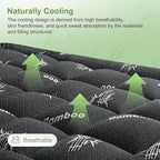 Queen Size Mattress Topper Viscose Derived from Bamboo, Soft Thick Pillow Top - Image 3