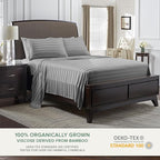 Queen Pillowcases by Pure Bamboo, Genuine 100% Organic Viscose Derived from - Image 3