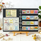 40 Pages 20 Sheets Stamp Album Pages, 8.4 * 11" 4 Styles Stamp Collection - Image 9