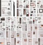 Vintage Washi Stickers Book for Journaling by Ahmagen
