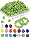 120PCS FIVEIZERO Light Green Rhinestone Beads by FIVEIZERO