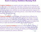 New Brothread Cut Away Machine Embroidery Stabilizer Backing 20" x 25 Yd roll - Image 3