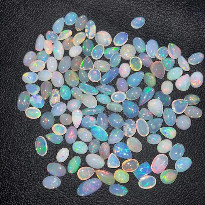 Natural AAAA+ Ethiopian Opal Cabochons Lot - Image 5