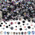 636pcs Glass Beads for Jewelry Making by OuMuaMua