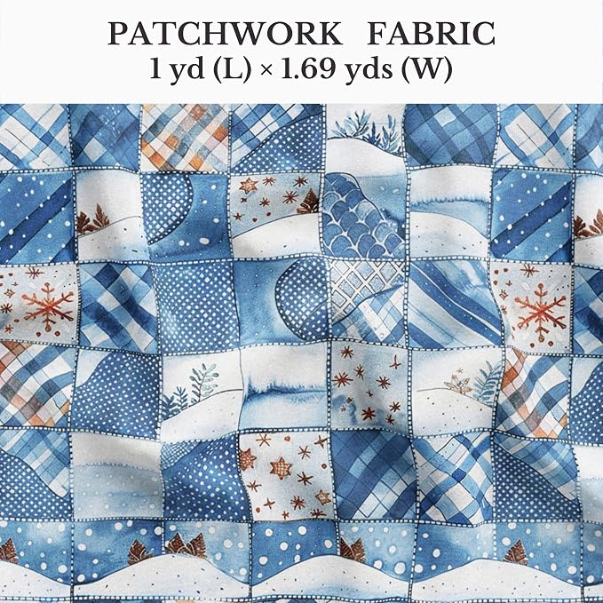 100% Cotton Fabric by the Yard – Turkish Quality Quilting & Sewing Fabric - Image 2