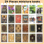 24PCS Miniature Books for Dollhouse, 1:12 Scale Mini Books | 24 pcs miniature - Image 7