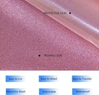 HTVVETUR Glitter HTV Vinyl Rolls Heat Transfer Vinyl - Image 3