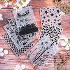 15 Pieces Embossing Folders 5.7 x 4.2 Inch Plastic Template Cards Christmas - Image 6
