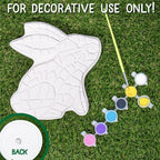 Creative Roots Paint Your Own Bunny Garden Stone, Craft Kits, Stepping Stones - Image 3
