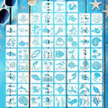 Marspark 66 Pcs Small Stencils for Crafts Reusable 3 Inch Stencils for Painting by Marspark