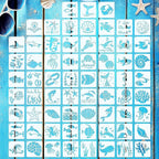 Marspark 66 Pcs Small Stencils for Crafts Reusable 3 Inch Stencils for Painting by Marspark