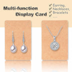 Earring Display Cards with 100 Pcs Earring Holder Cards 200 Pcs Earring Backs - Image 5