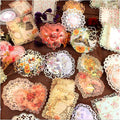 Antique Cutouts Lace Edge Scrapbook Paper, Journaling, Card Making, Junk by Diuhofart