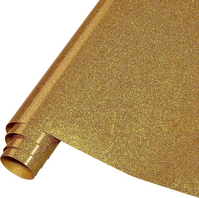 Tintnut Old Gold Heat Transfer Vinyl Roll, easy cut & weed, stretch washable by Tintnut