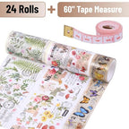 Mr. Pen- Washi Tape Set, 24 Rolls, 3.2 Yards/Roll | Washi Tape - Image 2
