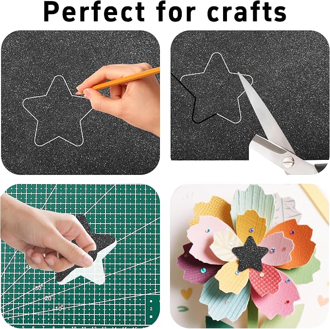 pson 10Pcs 7.8 x 11.8 Inch Shiny Self-Adhesive EVA Foam Sheets - Image 4