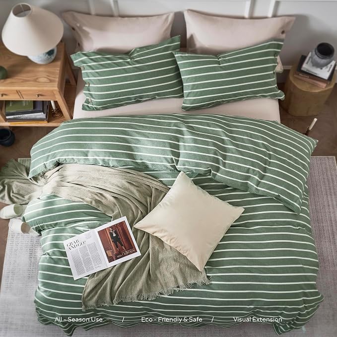 JELLYMONI Cotton Duvet Cover Oversized Queen Size - Image 8