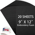 Innconee 20 Pcs 3mm Embroidery Foam EVA Foam Sheets by Innconee