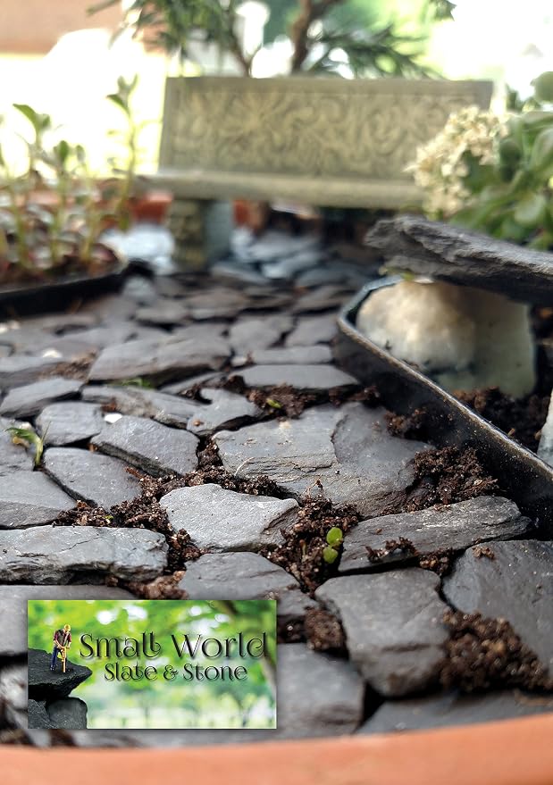 Natural Slate Stone -1/2 to 1 inch. Perfect Size - Image 4