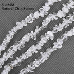 456 PCs Natural Chip Stone Beads, 5-8mm Irregular Multicolor Gemstones Loose - Image 3