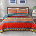 Exclusivo Mezcla Reversible Boho Quilts Twin Size by ExclusivoMezcla