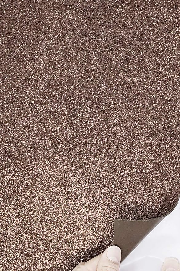 Allgala 12 Pack Glitter EVA Foam Paper 8 x 12inch Sheets-Coffee Color by Allgala