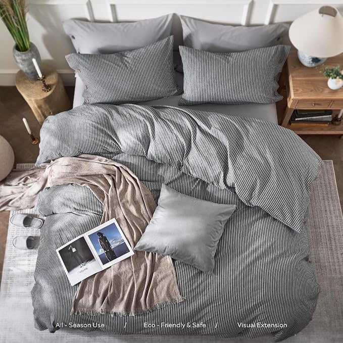 JELLYMONI Cotton Duvet Cover King Size - Image 8