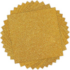 HTVRONT Gold Glitter HTV Vinyl, 11 Pack, Compatible by HTVRONT