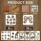 Keluna Stencils for Painting on Wood - Image 3